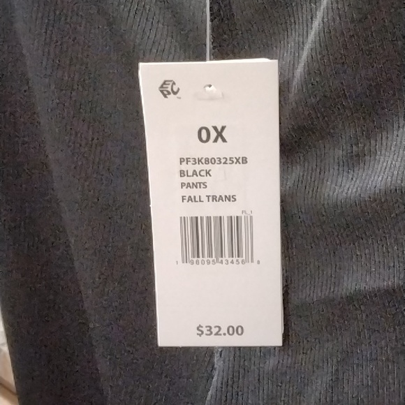New With Tags Black Color Pants (Women's Size 0X or XL) - Picture 8 of 14